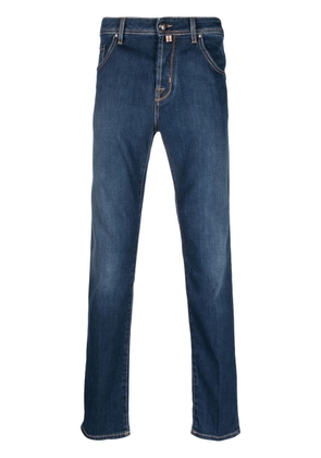 Jacob Cohën logo-embroidered slim-fit jeans - Blue