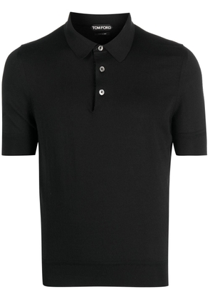 TOM FORD short-sleeve polo shirt - Black