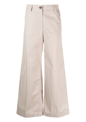 Parajumpers cotton wide-leg trousers - Neutrals