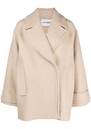 IVY OAK Carly double-breasted jacket - Neutrals