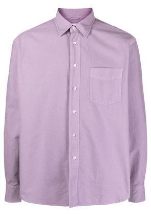 ASPESI long-sleeve cotton shirt - Purple
