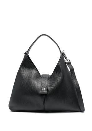 Orciani Vita Soft leather shoulder bag - Black