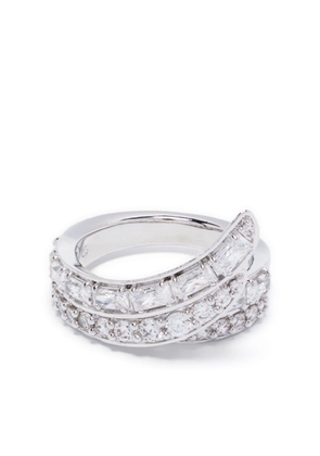 Swarovski Hyperbola crystal-embellished ring - Silver