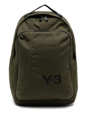 Y-3 logo-print backpack - Green