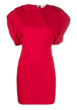 The Attico short-sleeve mini dress - Red