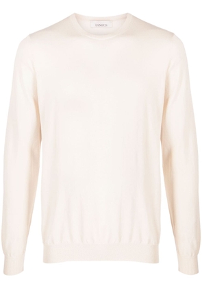 Laneus long-sleeve fine-knit jumper - Neutrals