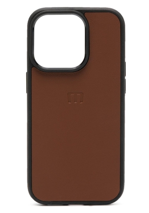 Manokhi x Maff iPhone 14 Pro case - Brown