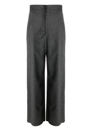 Emporio Armani straight-leg high-waist trousers - Grey