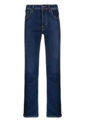 Jacob Cohën mid-rise tapered-leg jeans - Blue