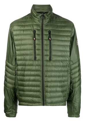 Moncler Grenoble zipped-up quilted jacket - Green