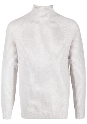 Peserico ribbed-knit roll-neck jumper - Grey