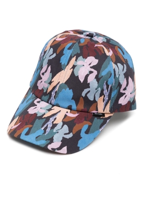 Paul Smith Iris-print cotton baseball cap - Multicolour