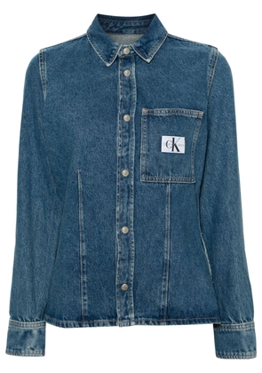 Calvin Klein Jeans classic-collar denim shirt - Blue