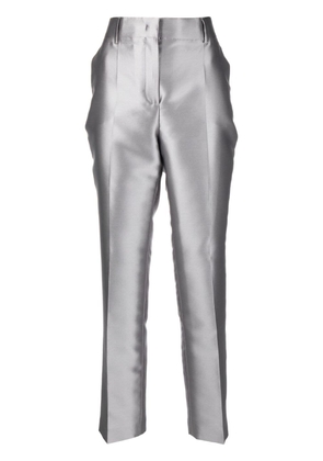 Alberta Ferretti Mikado tailored trousers - Grey