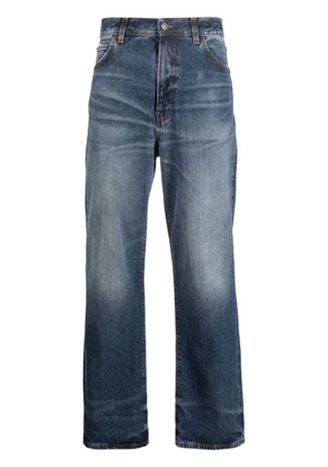 Haikure stonewashed straight-leg jeans - Blue