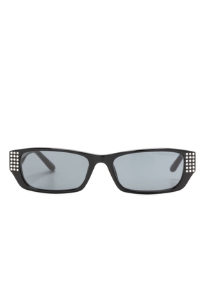 Linda Farrow Magda rectangle-frame sunglasses - Black