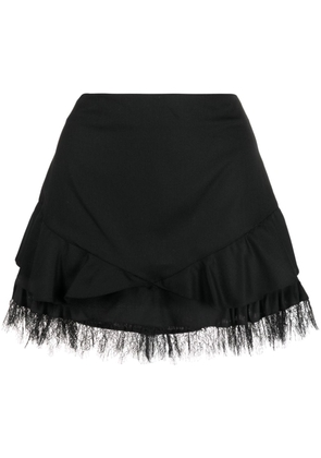 PNK layered mini skirt - Black