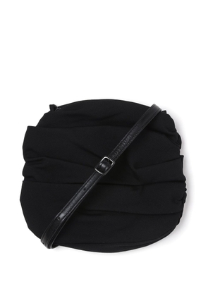 Y's draped shoulder bag - Black