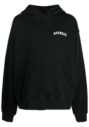 Nahmias logo-print cotton hoodie - Black