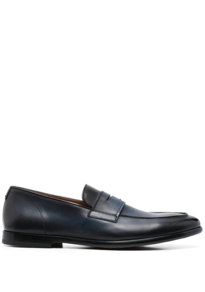 Doucal's calf-leather loafers - Black
