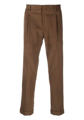 Briglia 1949 mid-rise tapered trousers - Brown