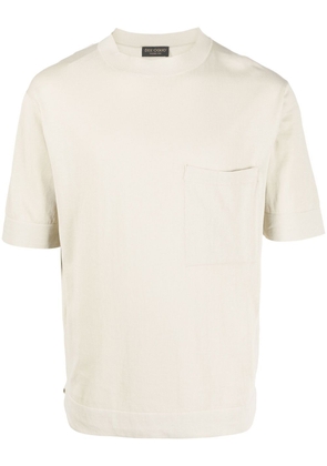 Dell'oglio chest-pocket plain T-shirt - Neutrals