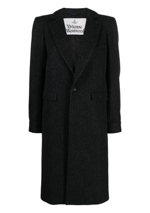 Vivienne Westwood Alien Teddy single-breasted coat - Black