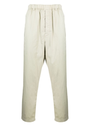 LEMAIRE straight-leg cotton trousers - Grey