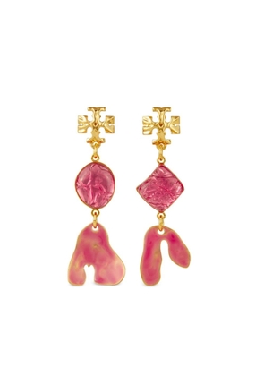 Tory Burch Small Roxanne 18kt gold-plated drop earrings
