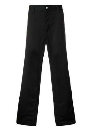 Carhartt WIP logo patch wide-leg trousers - Black