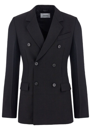 Ferragamo double-breasted wool-blend blazer - Black