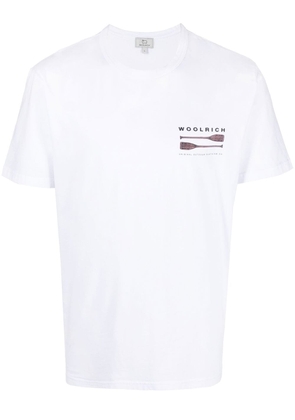 Woolrich logo-print cotton T-shirt - White