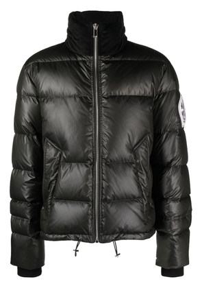 Roberto Cavalli padded corduroy-panel jacket - Black
