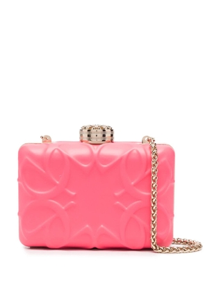 Elie Saab Minaudière leather clutch bag - Pink