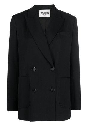 Claudie Pierlot double-breasted tailored blazer - Black