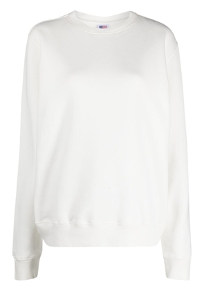Autry logo-print cotton sweatshirt - White