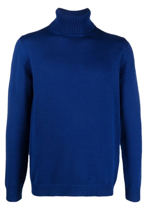 Roberto Collina roll-neck wool jumper - Blue
