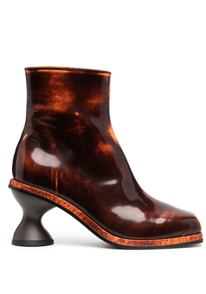 Eckhaus Latta sculpted-heel boots - Brown