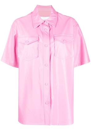 STAND STUDIO oversize short-sleeve shirt - Pink