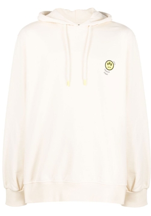 BARROW embroidered-logo hoodie - Neutrals