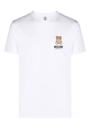 Moschino logo-print cotton T-shirt - White
