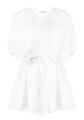 b+ab lace-detail dress - White