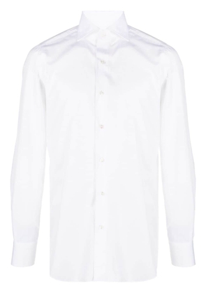 Finamore 1925 Napoli long-sleeve cotton shirt - White