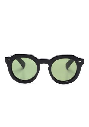 Lesca Toro round-frame sunglasses - Black