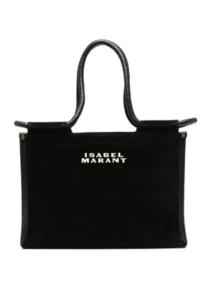 ISABEL MARANT Toledo logo-embroidered tote bag - Black