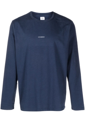 C.P. Company long-sleeve cotton T-shirt - Blue