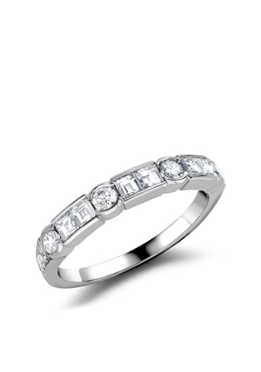 Pragnell platinum Antrobus diamond half eternity ring - Silver