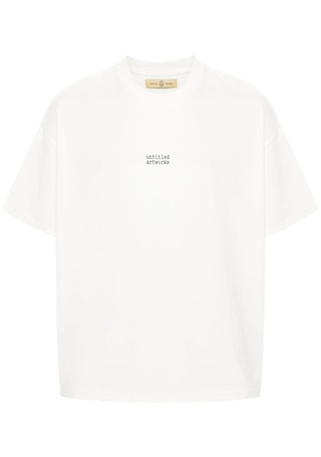 UNTITLED ARTWORKS Tee Essential cotton T-shirt - White
