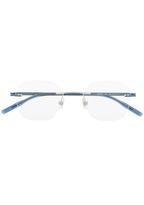 Montblanc round-frame eyeglasses - Blue