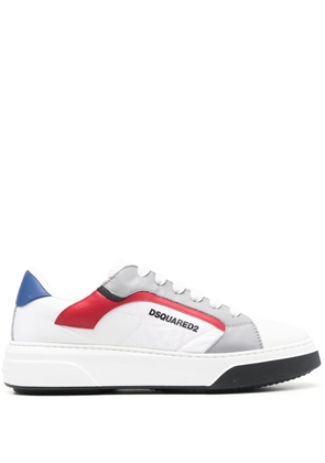 Dsquared2 side logo-print low-top sneakers - White
